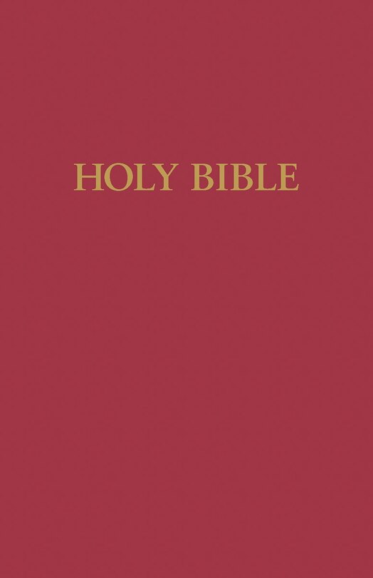 Front cover_KJV Large Print Pew Bible (Hardcover, Red)