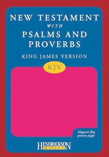 Front cover_KJV New Testament with Psalms and Proverbs, with Magnetic Flap (Flexisoft, Pink)