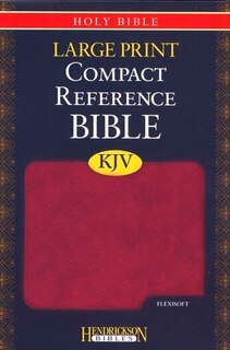 Front cover_KJV Large Print Compact Reference Bible (Flexisoft, Berry)
