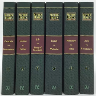 Front cover_Matthew Henry’s Commentary on the Whole Bible, Complete 6-Volume Set