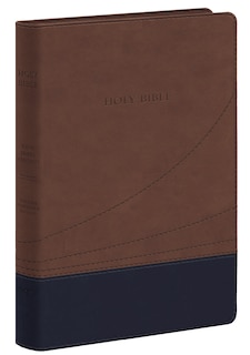 Front cover_KJV Large Print Thinline Reference Bible (Flexisoft, Cocoa/Black, Red Letter)