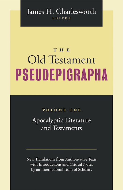 Front cover_The Old Testament Pseudepigrapha, Volume 1