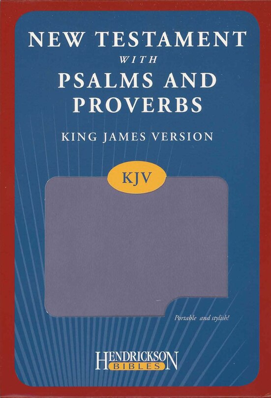 Front cover_KJV New Testament with Psalms and Proverbs (Flexisoft, Lavender)