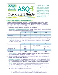 Front cover_ASQ-3(Tm) Quick Start Guide