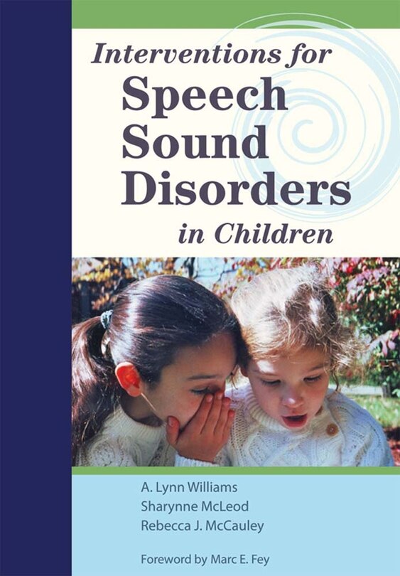 Front cover_Interventions For Speech Sound Disorders In Children