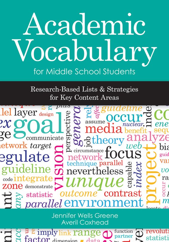 Front cover_Academic Vocabulary For Middle School Students