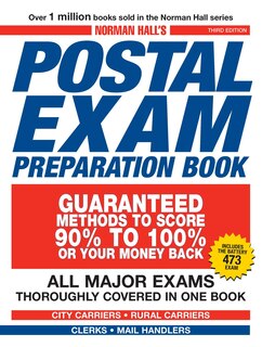 Front cover_Norman Hall's Postal Exam Preparation Book