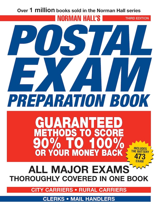 Front cover_Norman Hall's Postal Exam Preparation Book