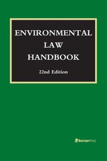 Front cover_Environmental Law Handbook