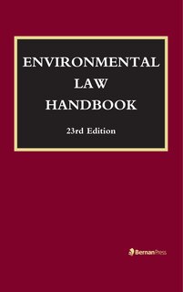 Front cover_Environmental Law Handbook