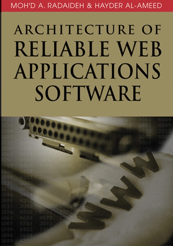 Couverture_Architecture Of Reliable Web Applications Software