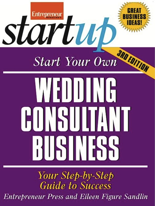 Front cover_Start Your Own Wedding Consultant Business