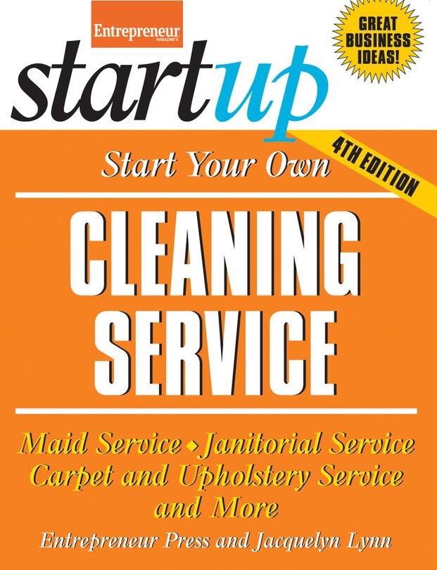 Front cover_Start Your Own Cleaning Service