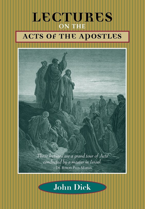 Front cover_Lectures on the Acts of the Apostles