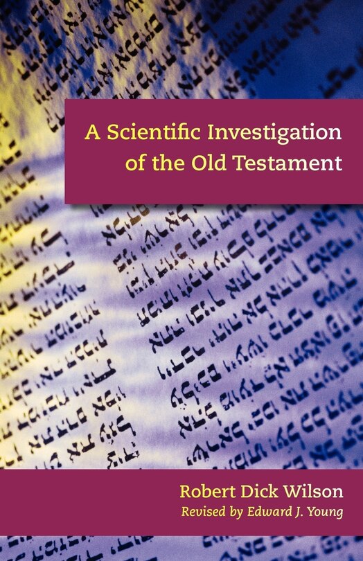 Front cover_A Scientific Investigation of the Old Testament