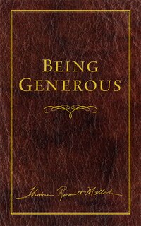 Front cover_Being Generous