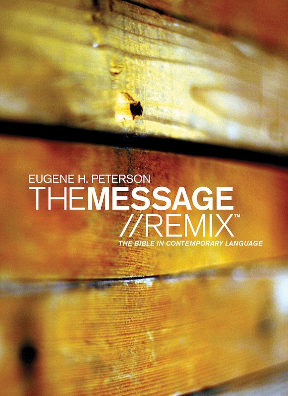 Couverture_The Message//REMIX (Hardcover, Wood)