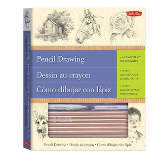 Front cover_Pencil Drawing-A Complete Kit for Beginners(Trilingual)