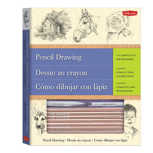 Front cover_Pencil Drawing-A Complete Kit for Beginners(Trilingual)