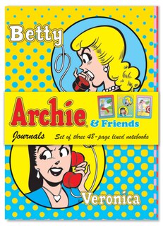 Archie and Friends Journals: Set of three 48-page lined notebooks