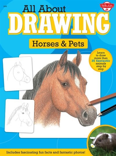 Front cover_All About Drawing Horses & Pets