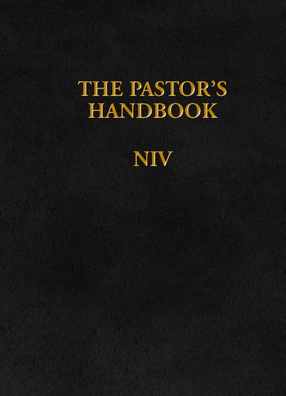 Couverture_The Pastor's Handbook NIV