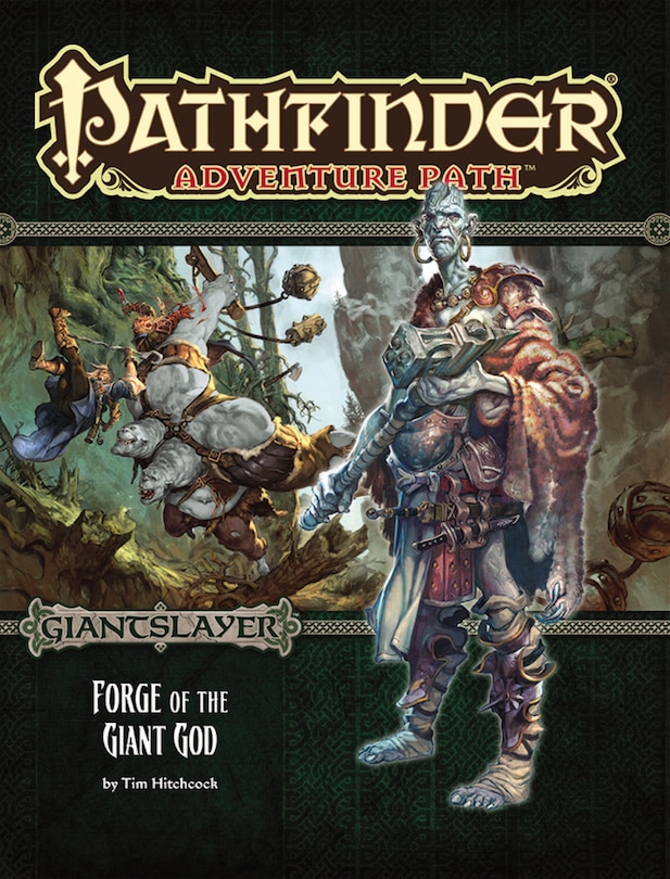 Front cover_Pathfinder Adventure Path: Giantslayer Part 3 -  Forge Of The Giant God