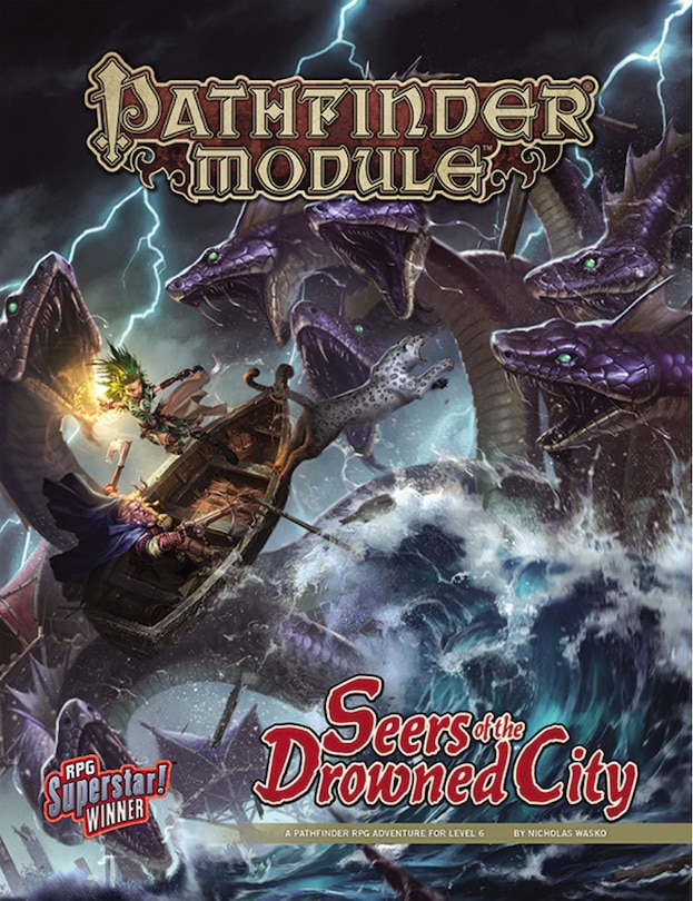 Front cover_Pathfinder Module: Seers Of The Drowned City