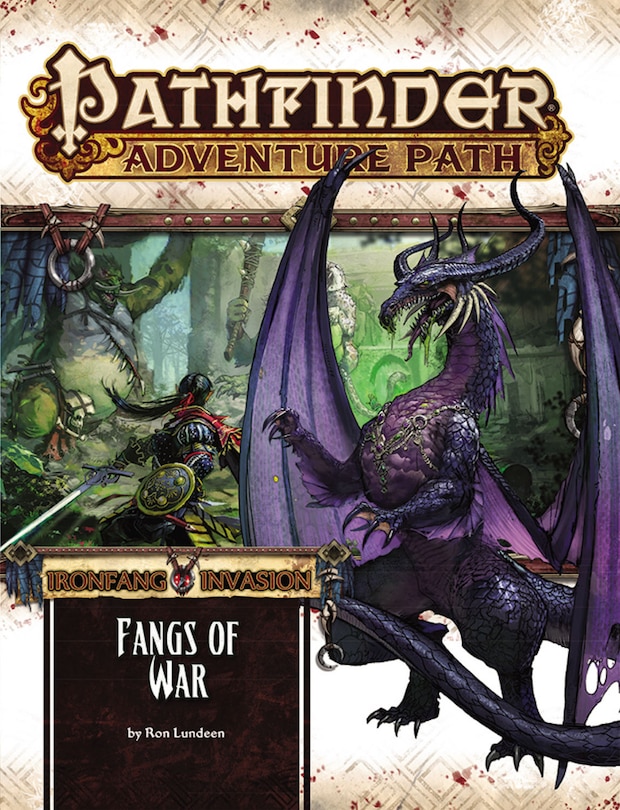 Front cover_Pathfinder Adventure Path: Ironfang Invasion Part 2 Of 6-fangs Of War