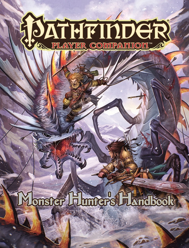 Front cover_Pathfinder Player Companion: Monster Hunter's Handbook