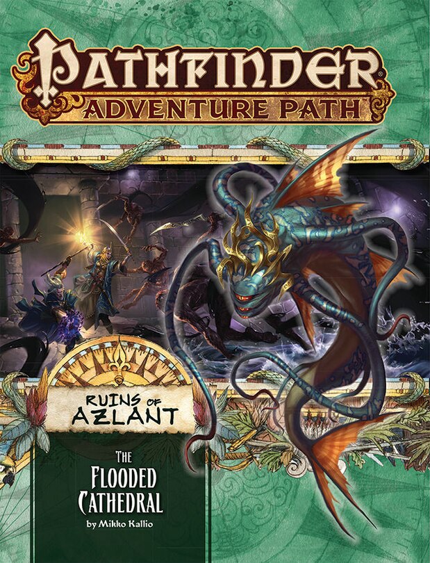 Front cover_Pathfinder Adventure Path: The Flooded Cathedral (ruins Of Azlant 3 Of 6)