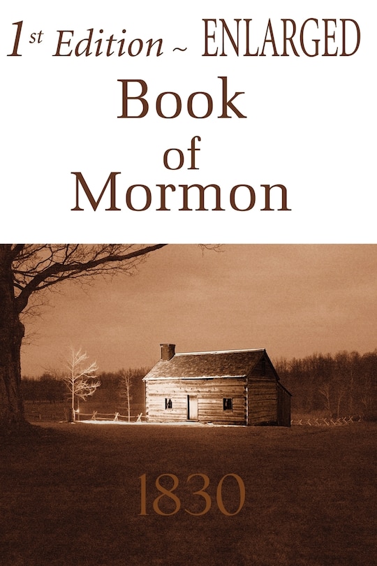 Front cover_1st Edition Enlarged Book of Mormon