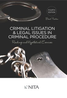 Couverture_Criminal Litigation and Legal Issues in Criminal Procedure