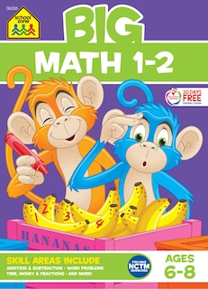 Couverture_School Zone Big Math 1-2 Workbook