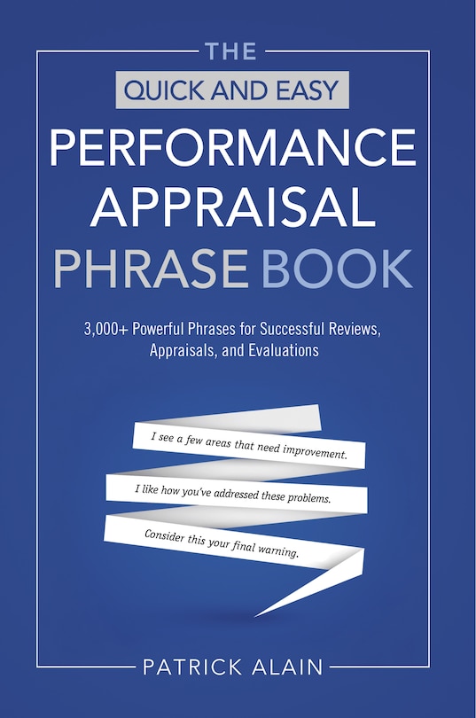 Front cover_The Quick And Easy Performance Appraisal Phrase Book