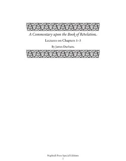 Couverture_A Commentary Upon the Book of the Revelation