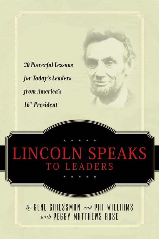 Front cover_Lincoln Speaks to Leaders