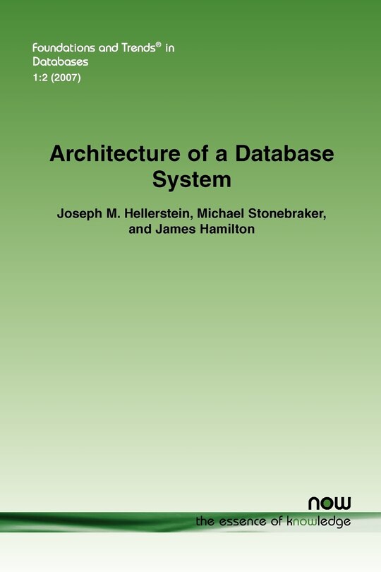 Front cover_Architecture of a Database System