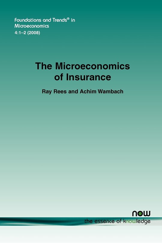 Front cover_Microeconomics of Insurance
