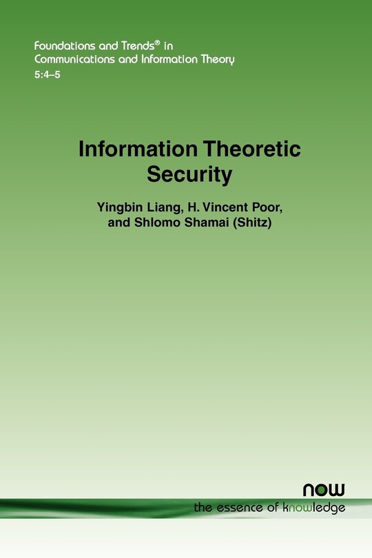 Couverture_Information Theoretic Security