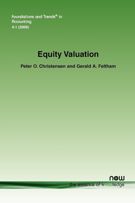 Front cover_Equity Valuation