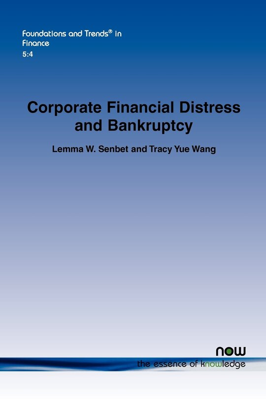 Front cover_Corporate Financial Distress and Bankruptcy
