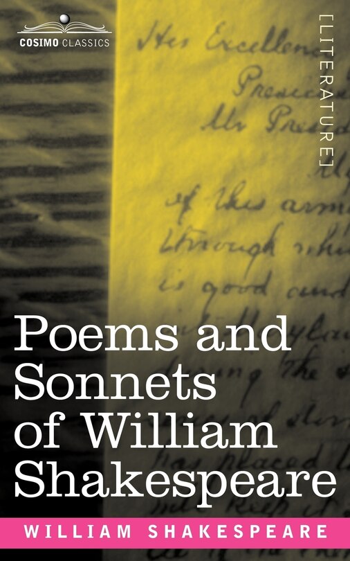 Front cover_Poems And Sonnets Of William Shakespeare