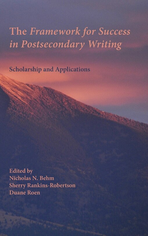 Front cover_The Framework for Success in Postsecondary Writing
