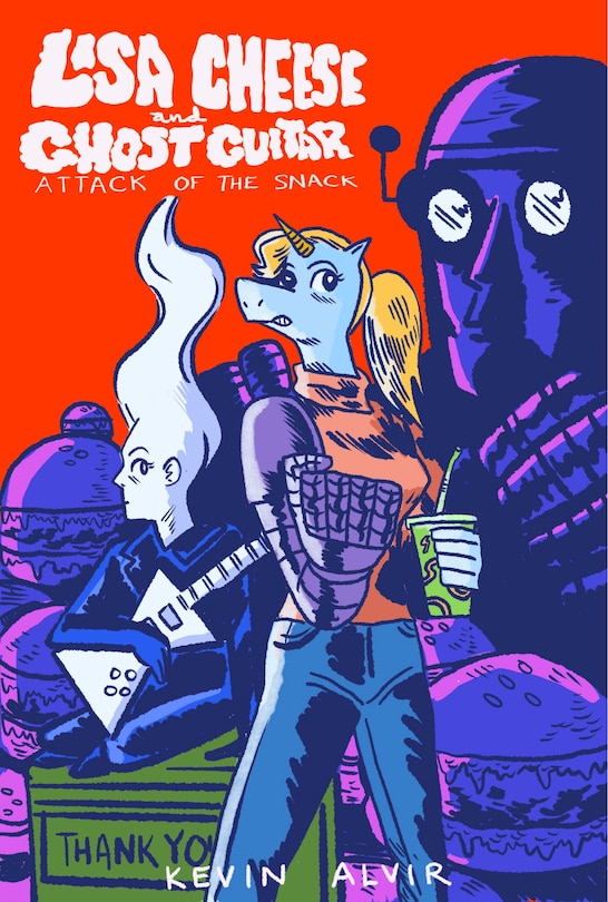 Front cover_Lisa Cheese and Ghost Guitar (Book 1): Attack Of The Snack