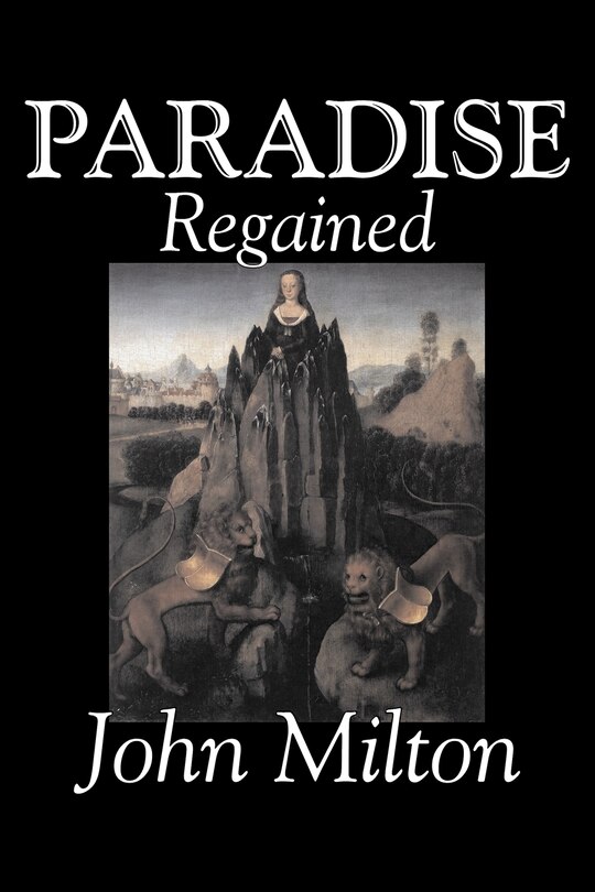 Couverture_Paradise Regained by John Milton, Poetry, Classics, Literary Collections