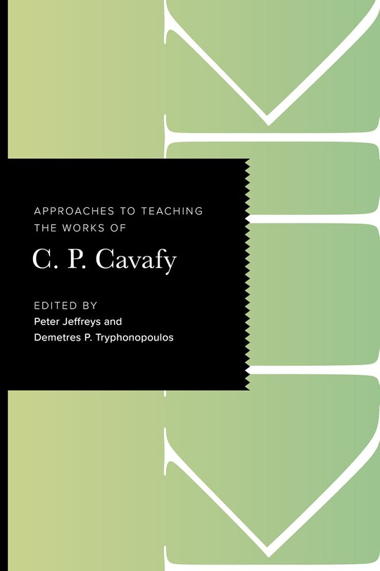 Couverture_Approaches to Teaching the Works of C. P. Cavafy