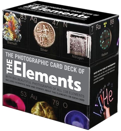 Photographic Card Deck Of The Elements: With Big Beautiful Photographs of All 118 Elements in the Periodic Table