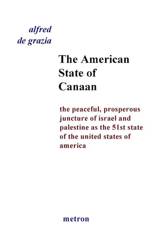Front cover_The American State Of Canaan