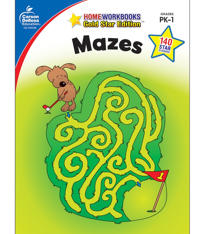 Front cover_Mazes, Grades Pk - 1